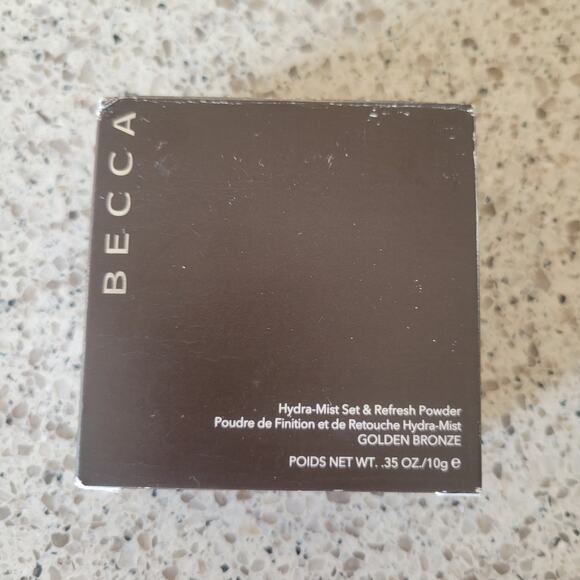 BECCA Hydra-Mist Set & Refresh Powder Golden Bronze .35oz✨️NEW✨️Discontinued✨️ - Picture 3 of 11